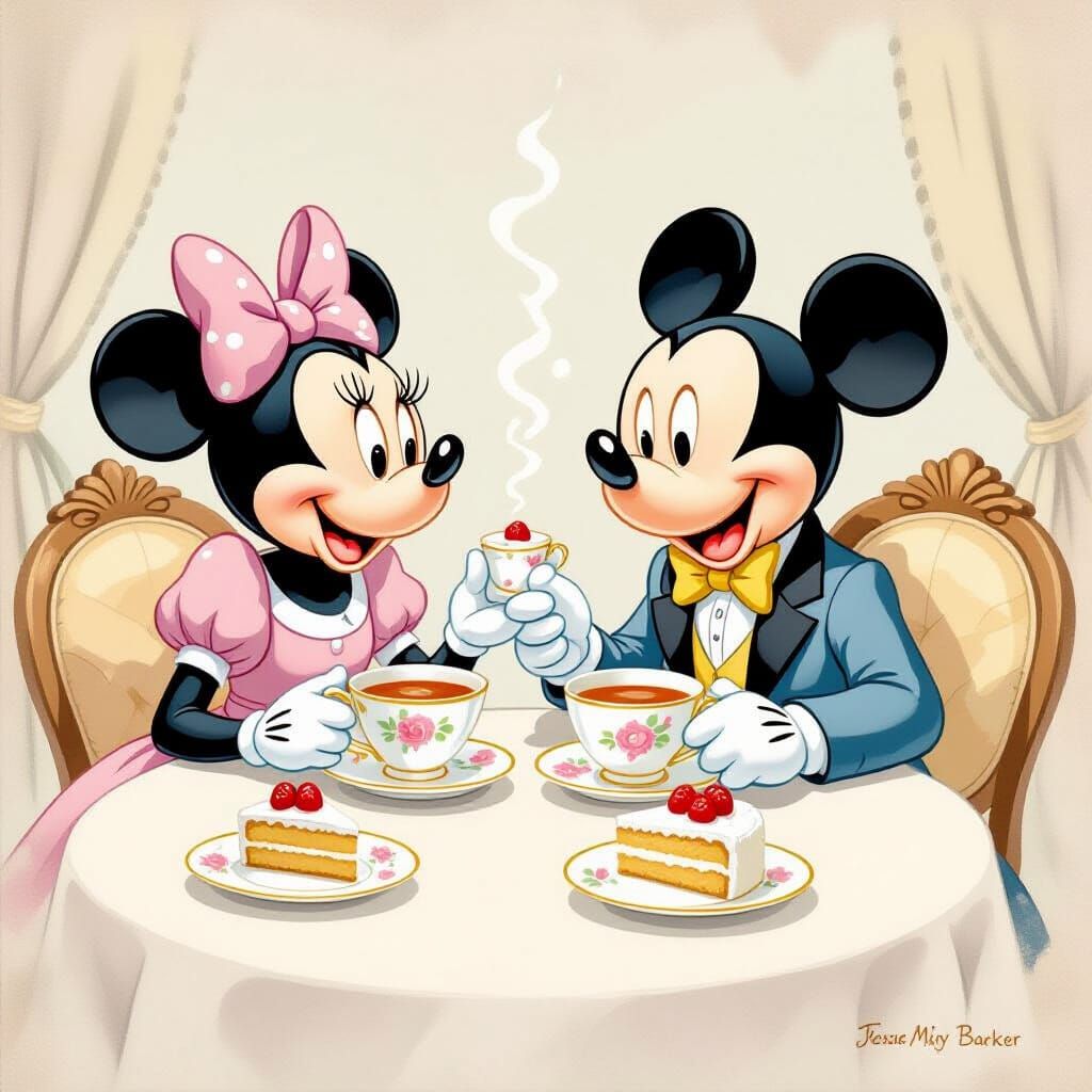 Mickey and Minnie's Vintage Tea Party