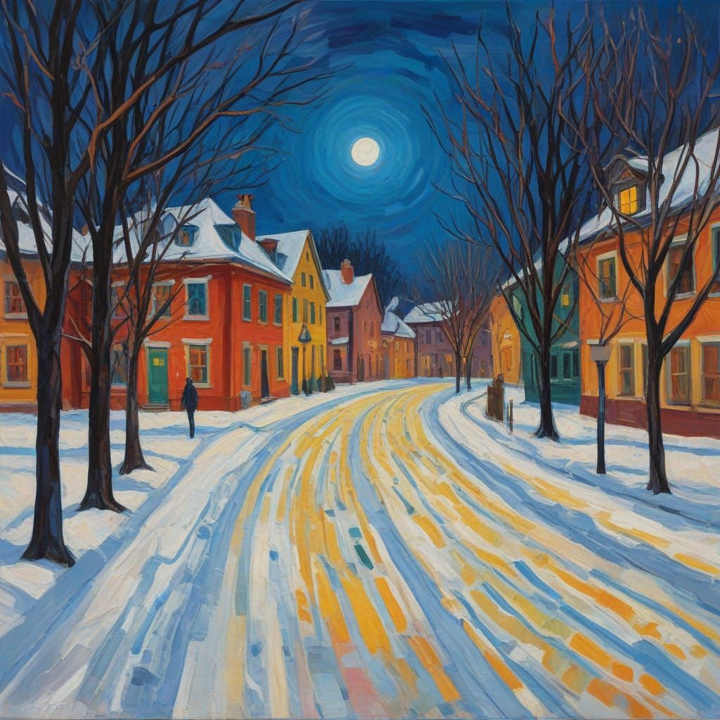 Spirits Dance in Midnight Winter Splendor