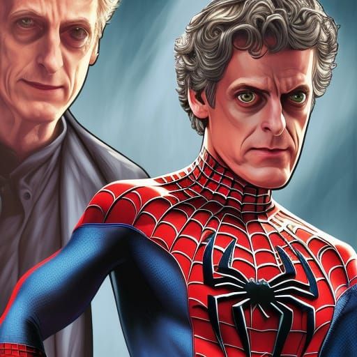 Peter Capaldi is Spiderman
