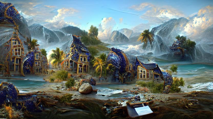 The seaside village of Fhovariane