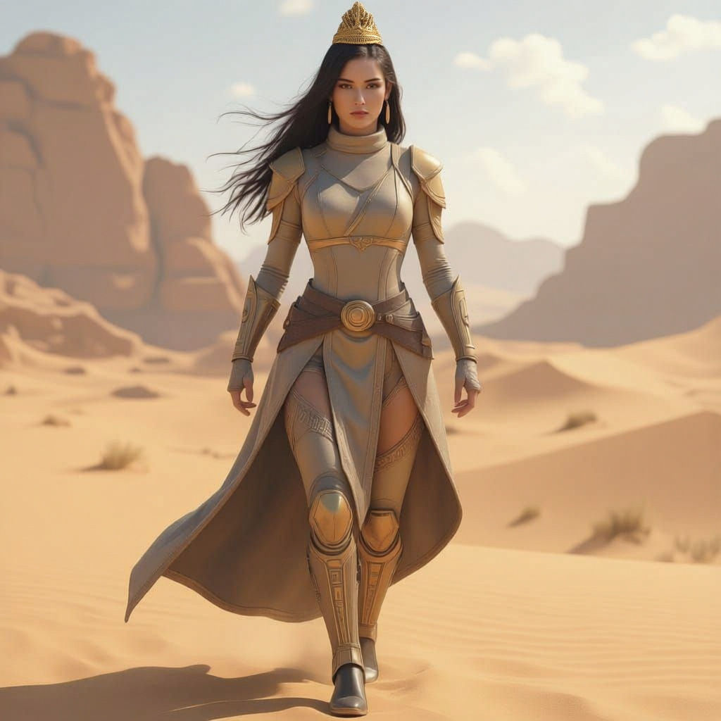 Valorant Sand Controller Uniform in Egyptian Style