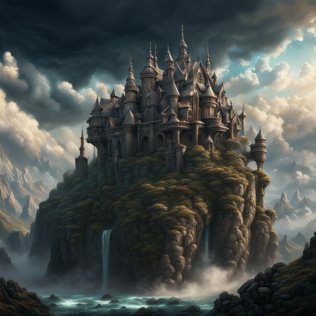 Epic Fantasy Scene: Digital Matte Painting