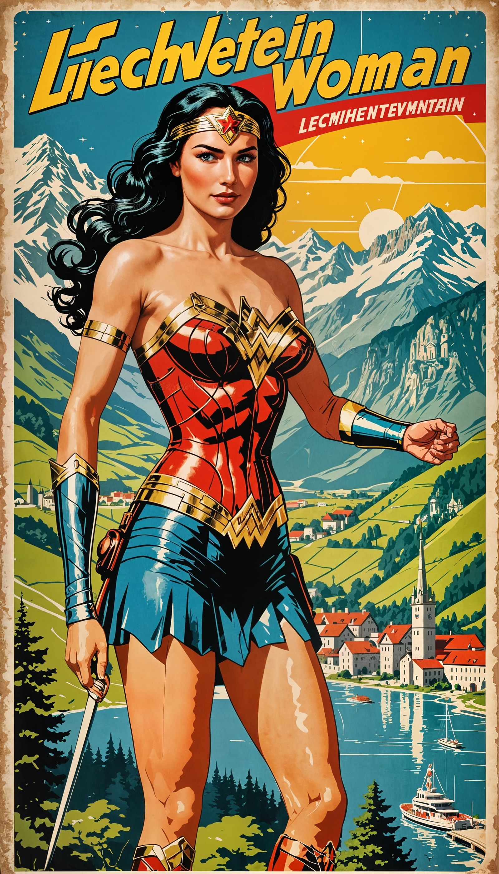 Seien Sie wie Wonder Woman! Besuchen Sie Liechtenstein!
