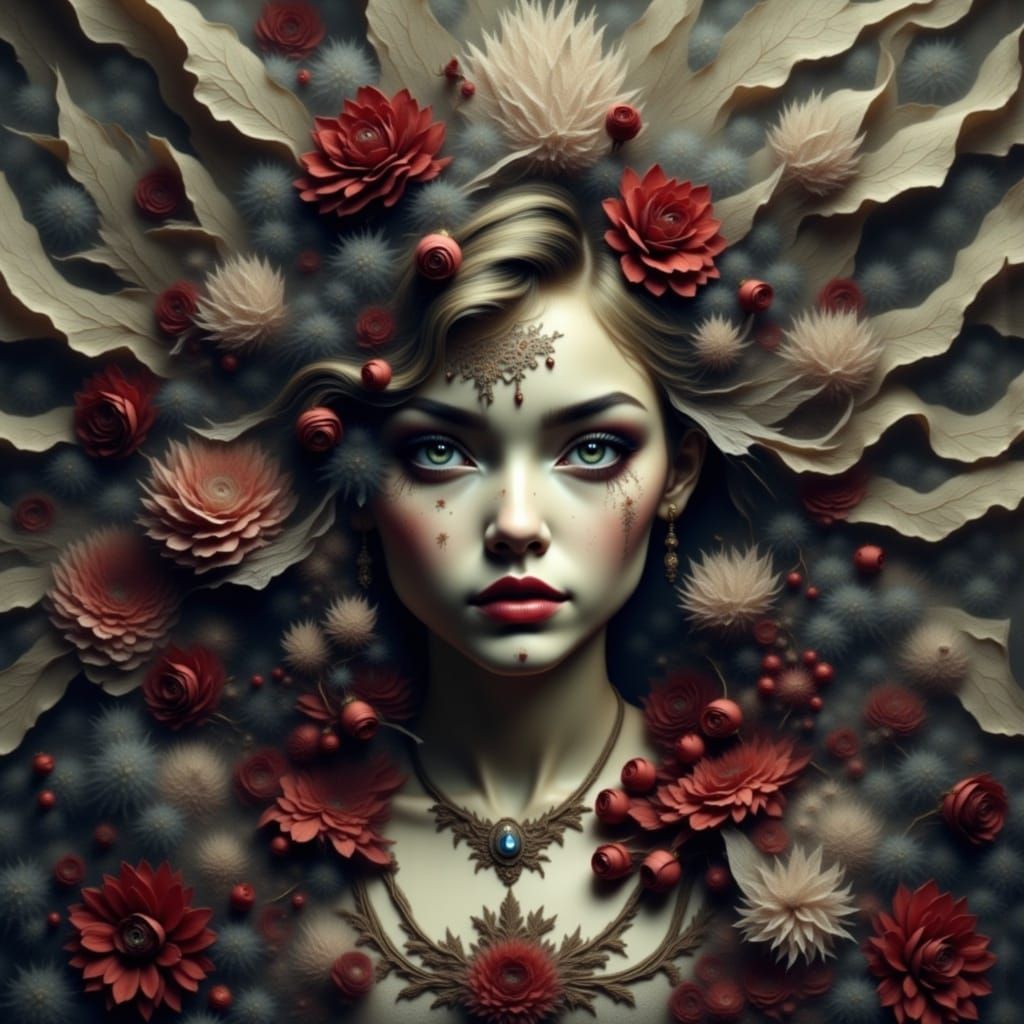 Emotional Portrait of a Woman with Abyss LORA