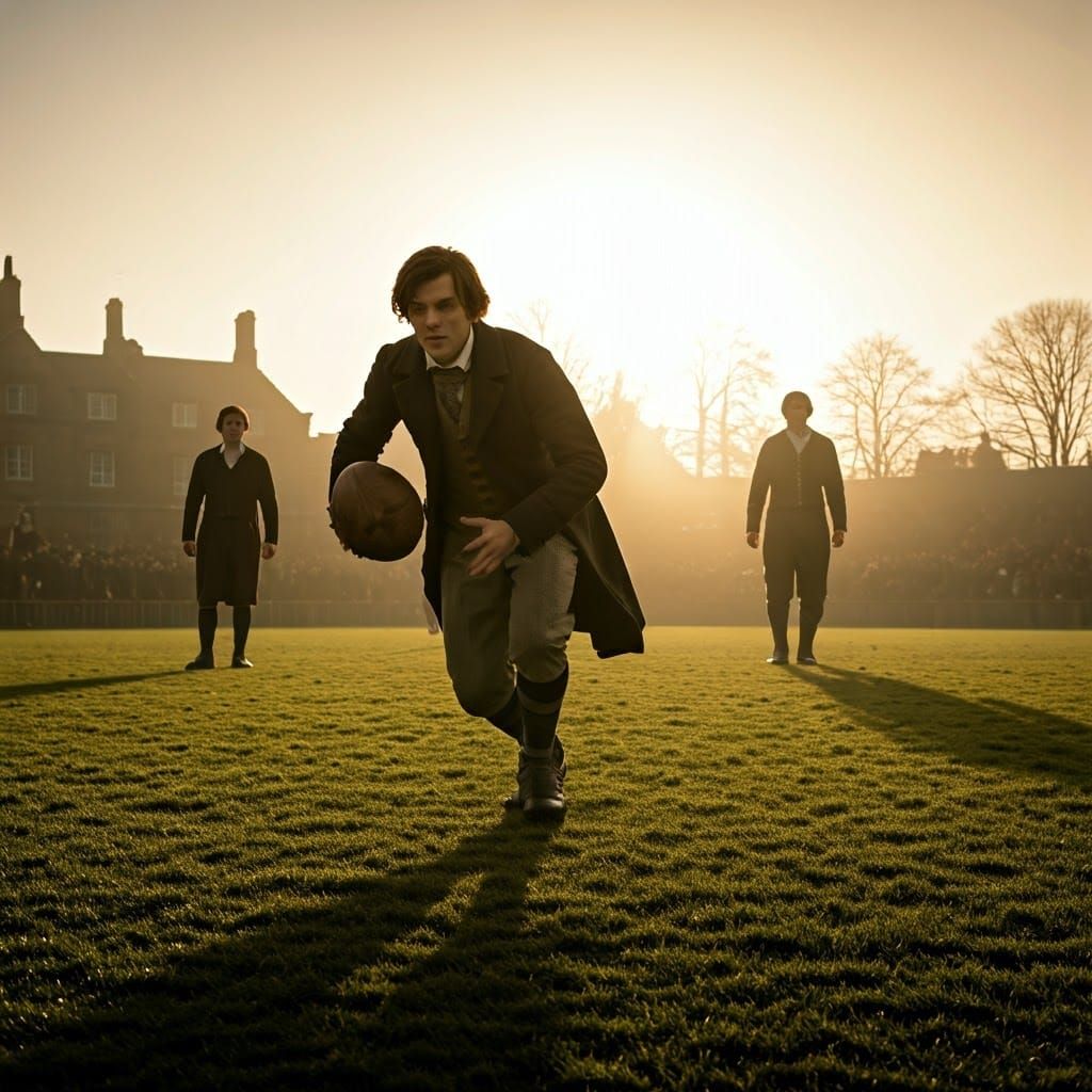 Rugby School: Birth of a Legend, Historic Film Still