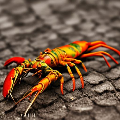 Colourful Lobster