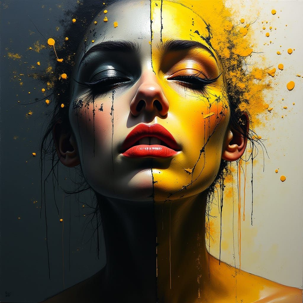 Shattered Reality in Vibrant Chiaroscuro