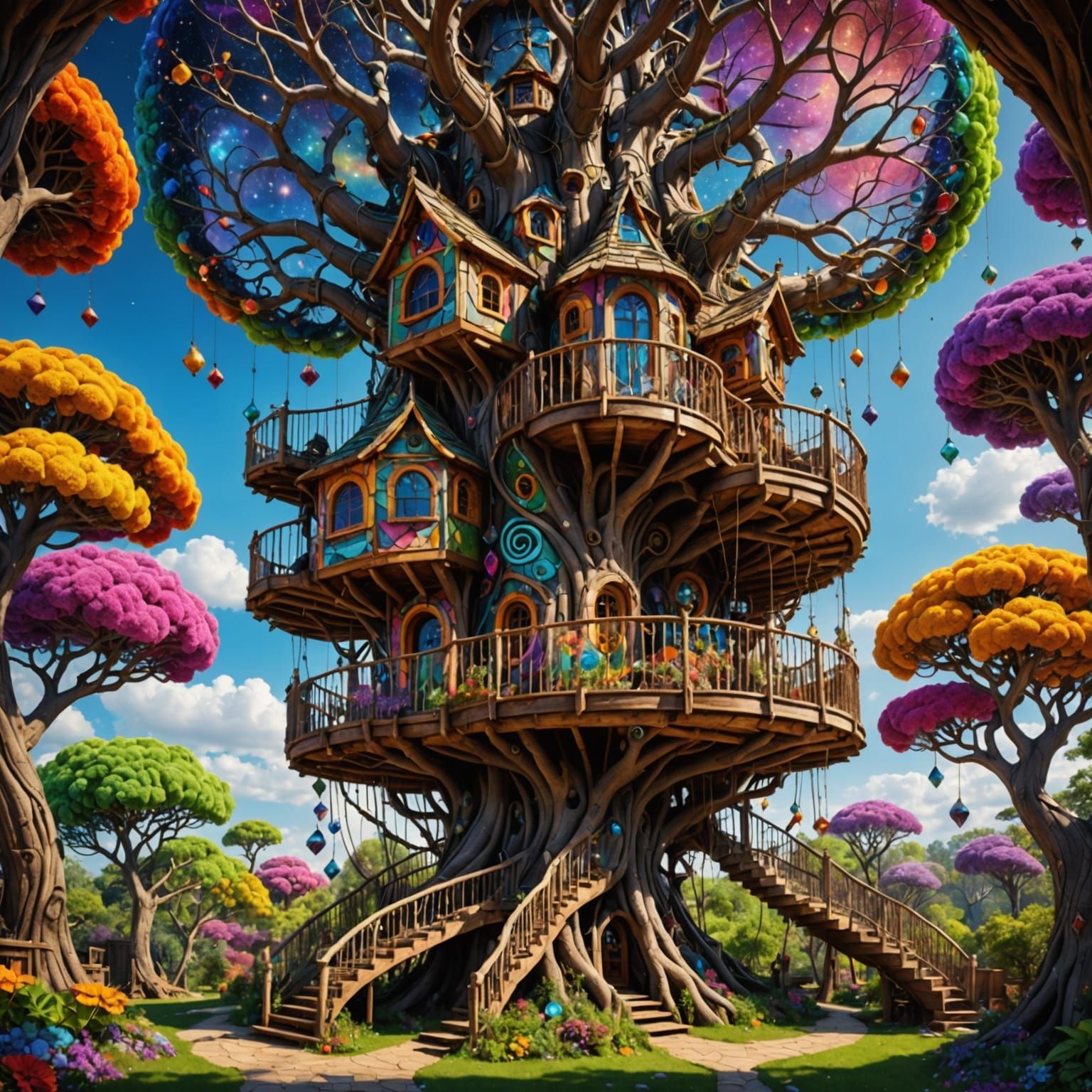 Tranquil Utopian Treehouse!
