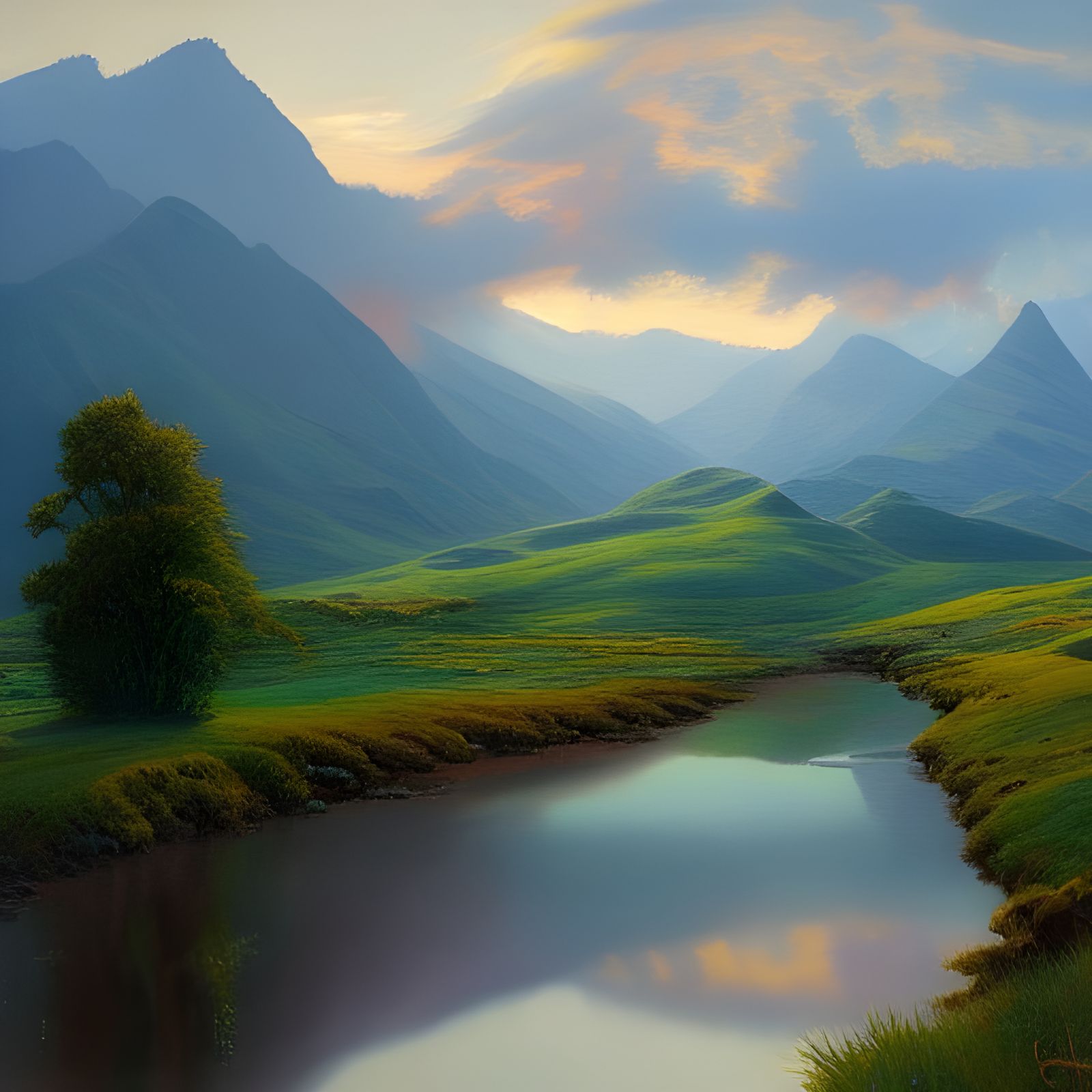 Whimsical Landscape Painting Inspired by James Gurney