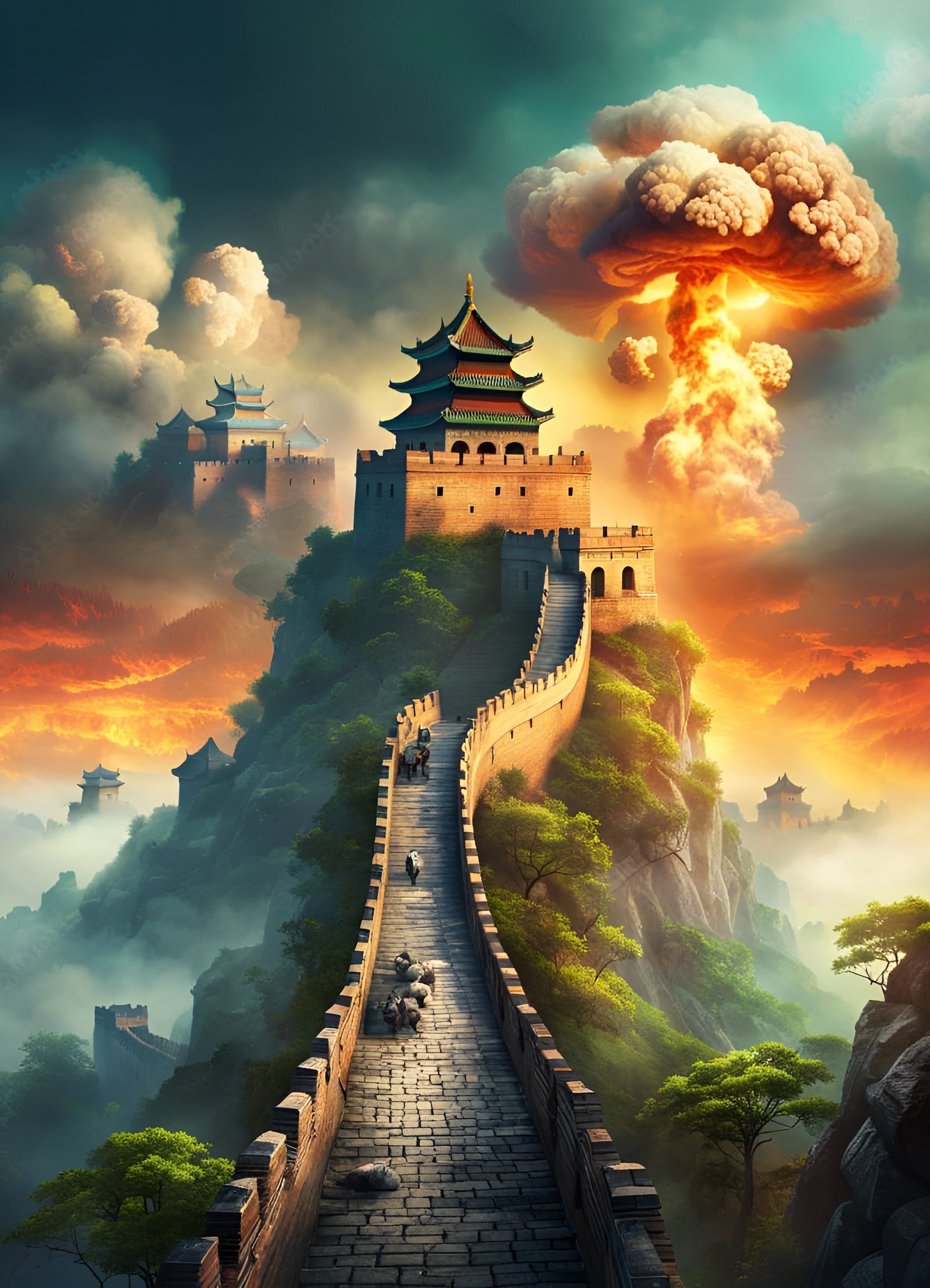 The Great Wall of China After an Extinction Level Event v5