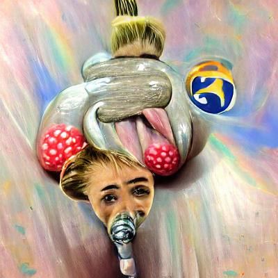 Surrealist Portrait Generated by AI