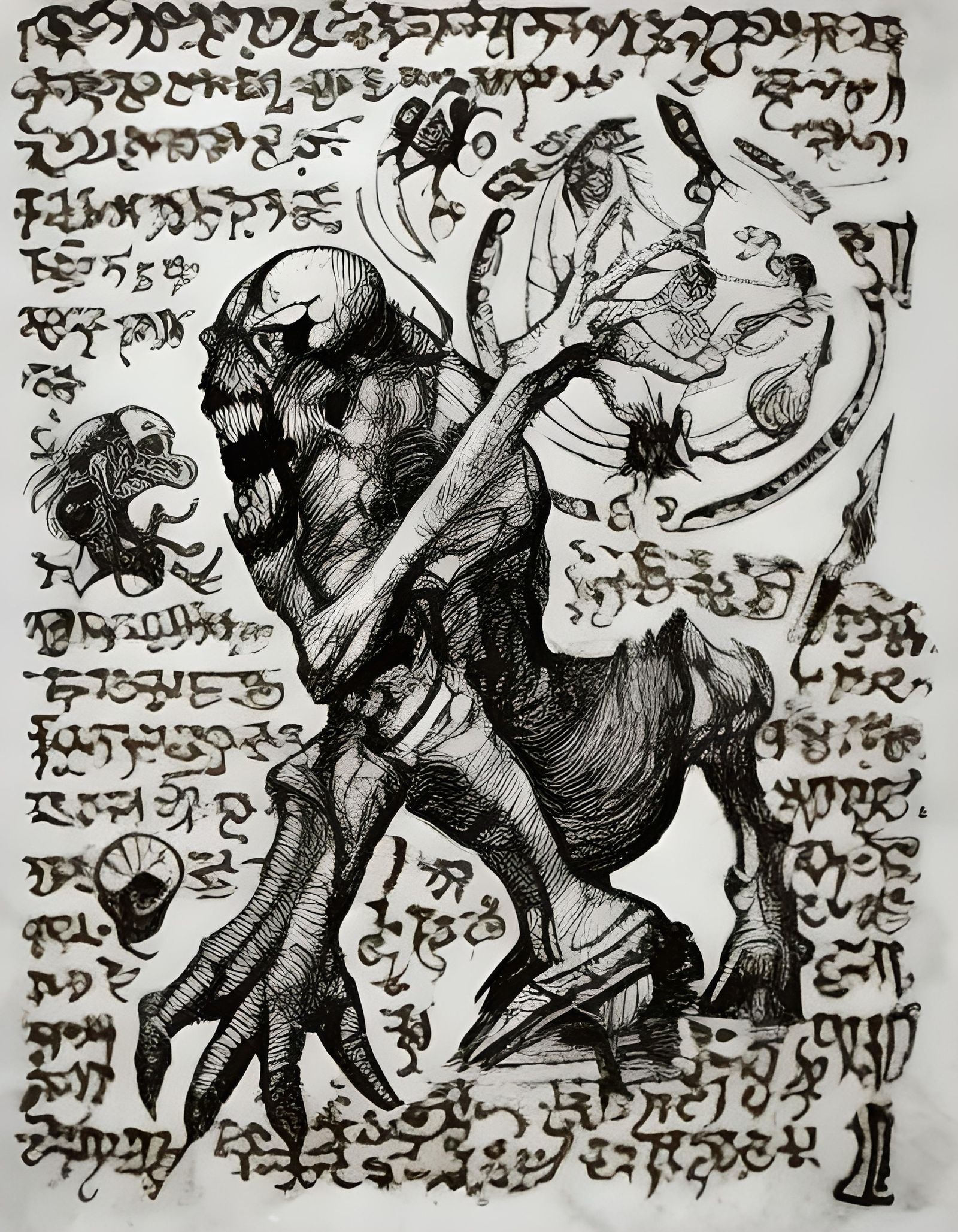 Horrific Hybrid Monster of Myth and Mutation