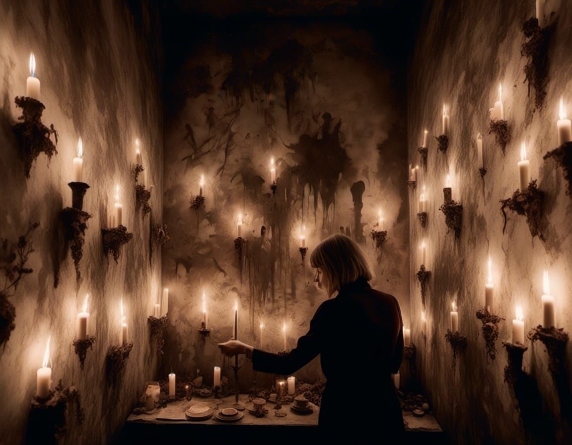 Maximalist Shadow Puppets in Candlelight