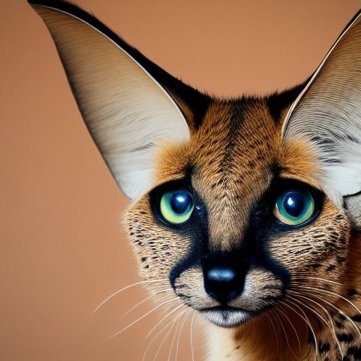 Dark Serval: A Wild Cat of Africa