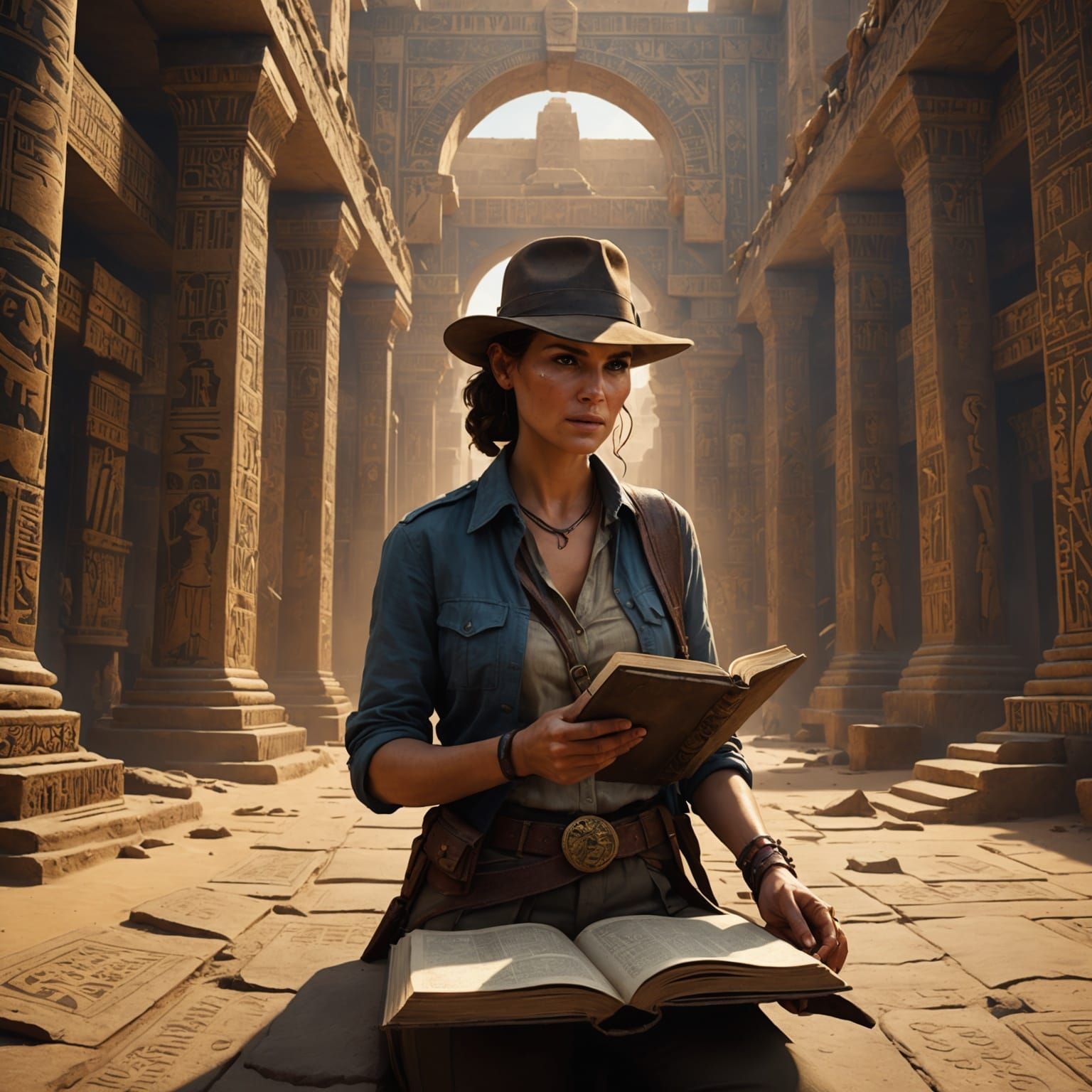 Female Indiana Jones Finds Egyptian Book of the Dead