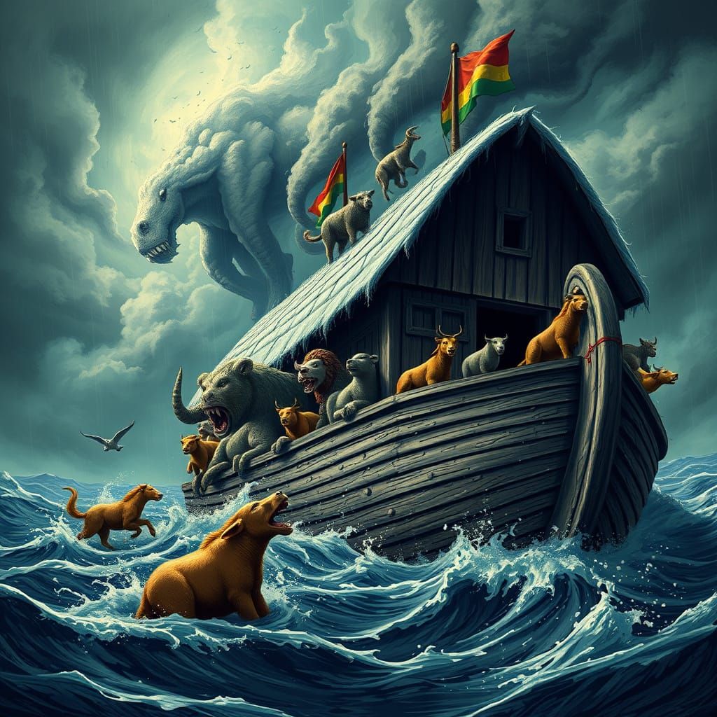 Nightmare on Noah's Ark: A Stormy Vision