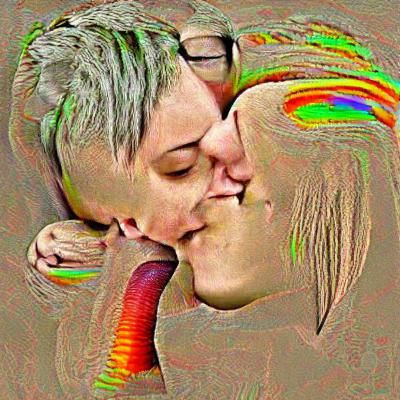 Image of a Loving Lesbian Couple