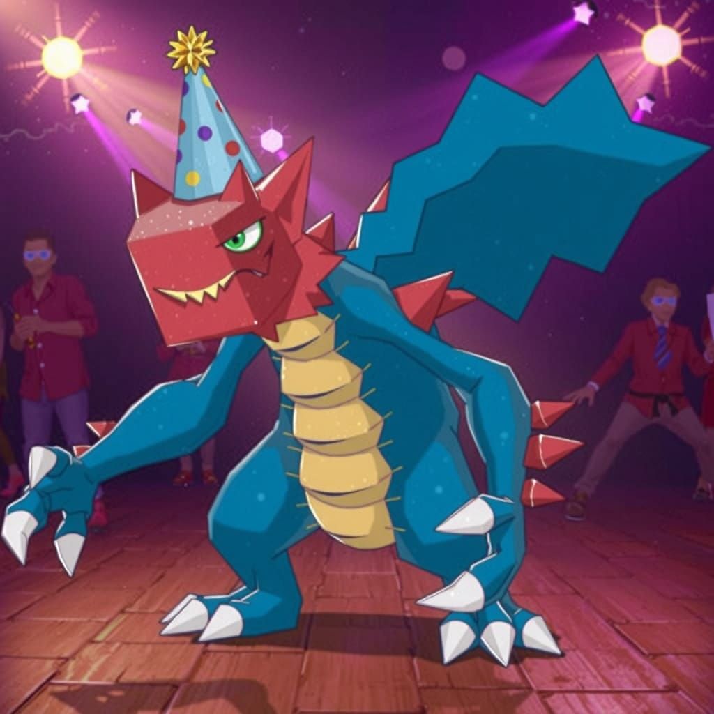 Druddy Celebrates: AI-Generated Party Hat