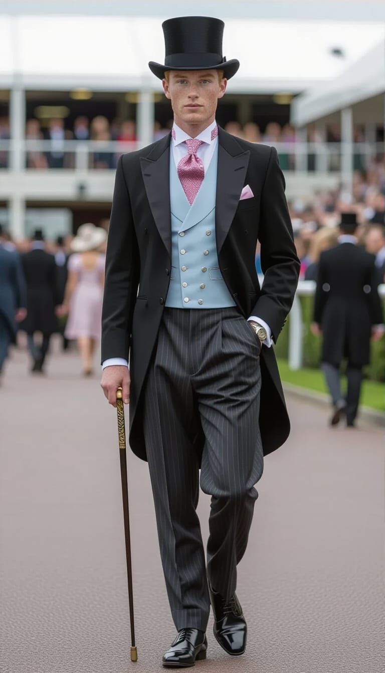 Royal Ascot: A Dignified Gentleman's Portrait