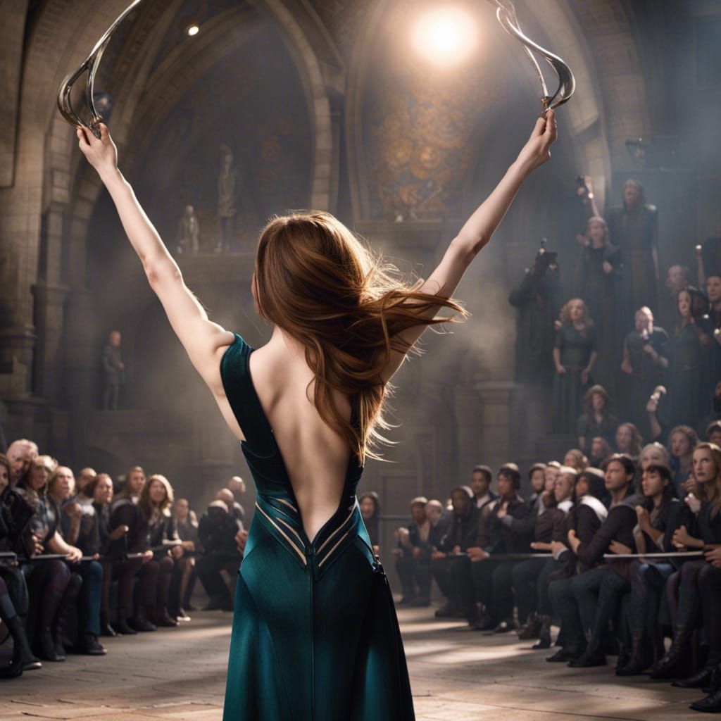 Fantasy Woman in Erotic Pose, Digital Art