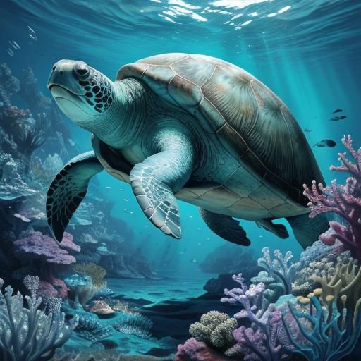 Reptilian Dragon in Ancient Greek Style