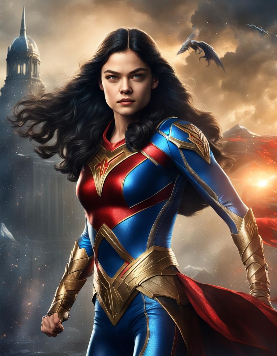 Wonder Girl Donna Troy: Cinematic Fantasy Art