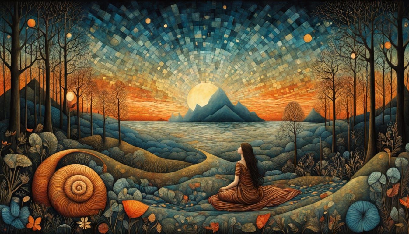 Dreamlike Garden Whispers Ancient Secrets and Melodies