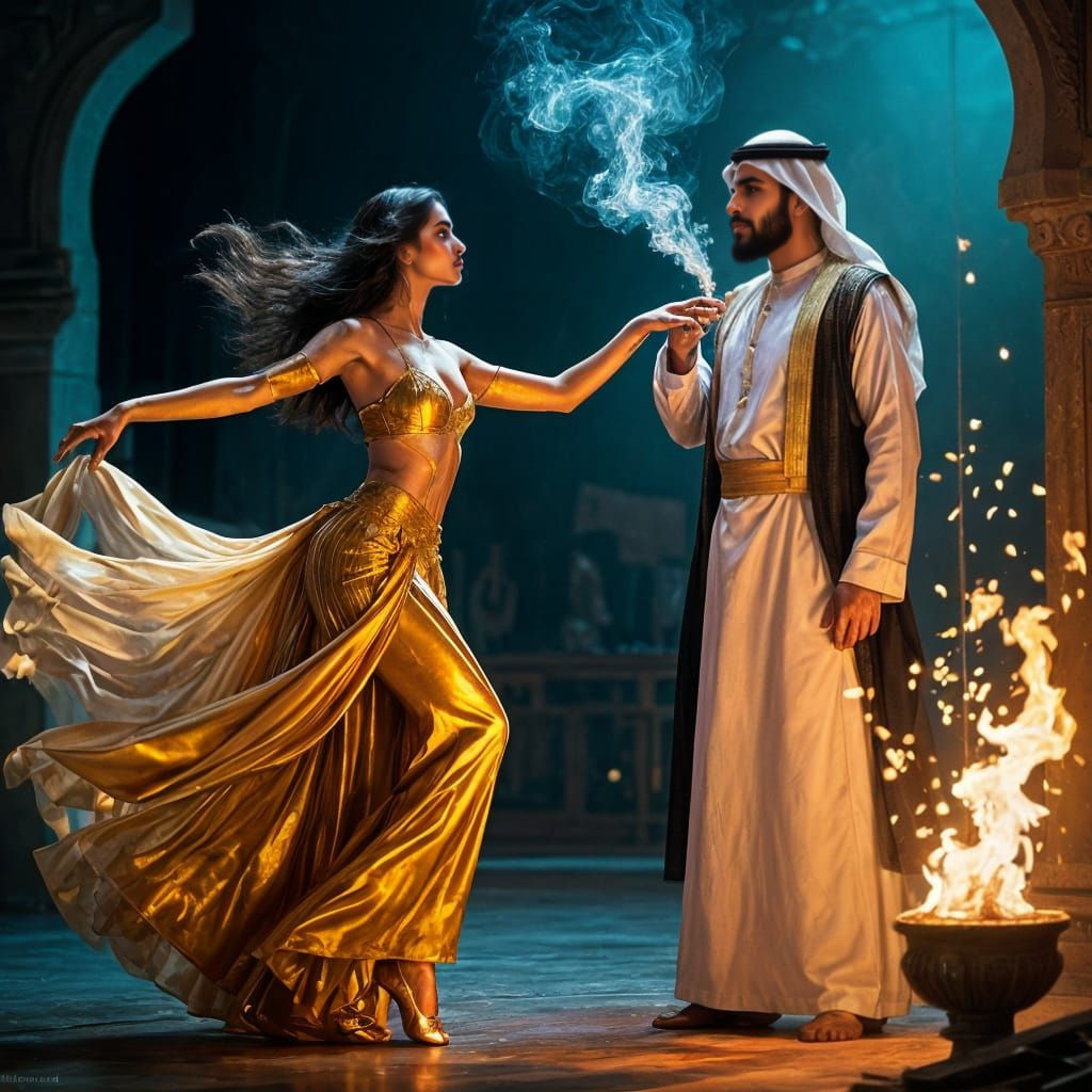 Saudi Prince Encounter with Fiery Dancer