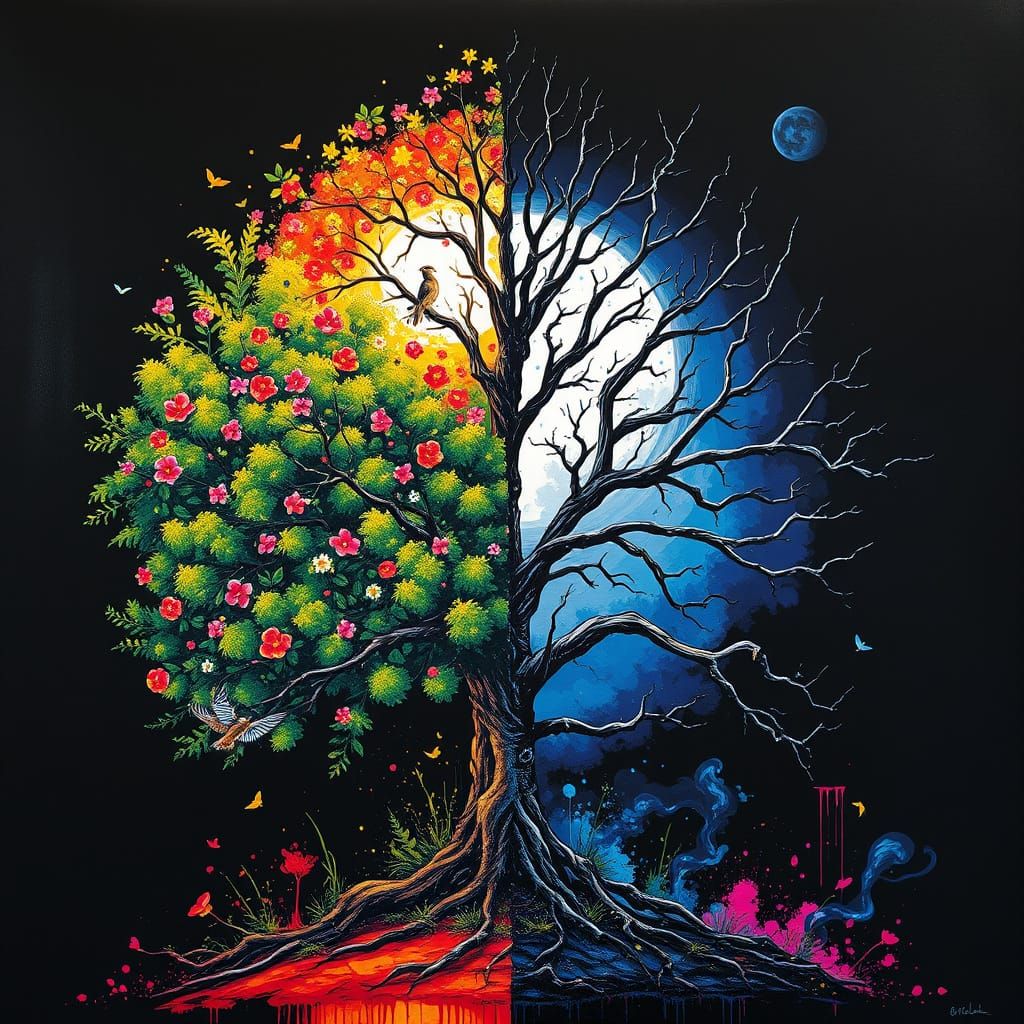 Tree of Life and Death: Graffiti Art