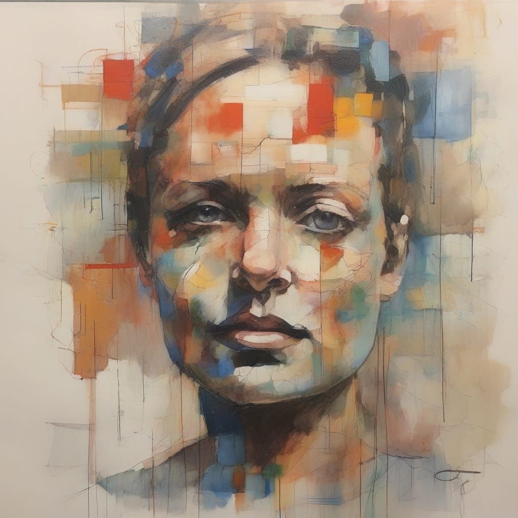 Vibrant Hope Blooms in Abstract Expressionism