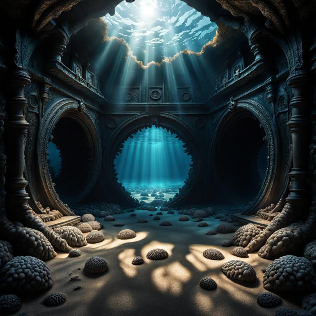 Portal into Ocean Floor Realm ⚙️ PromptFlux