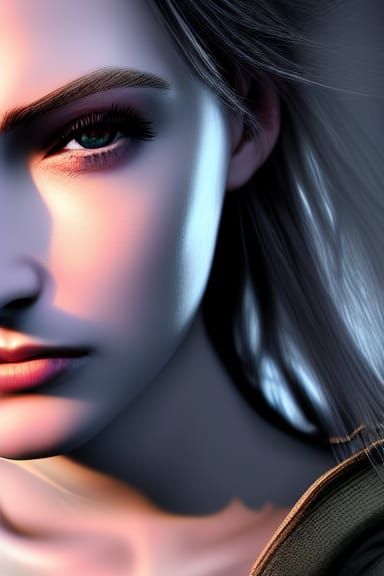 Celes Chere Portrait in Photo Realistic Style