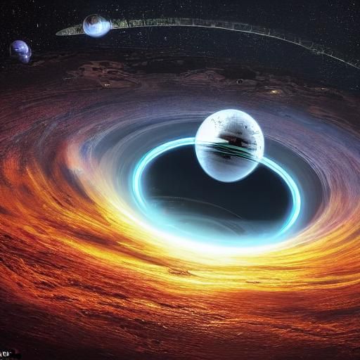 Black Hole Time Clock: A Sci-Fi Portal