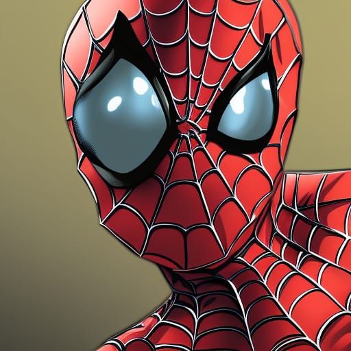 Six-Eyed Spider-Man Caricature