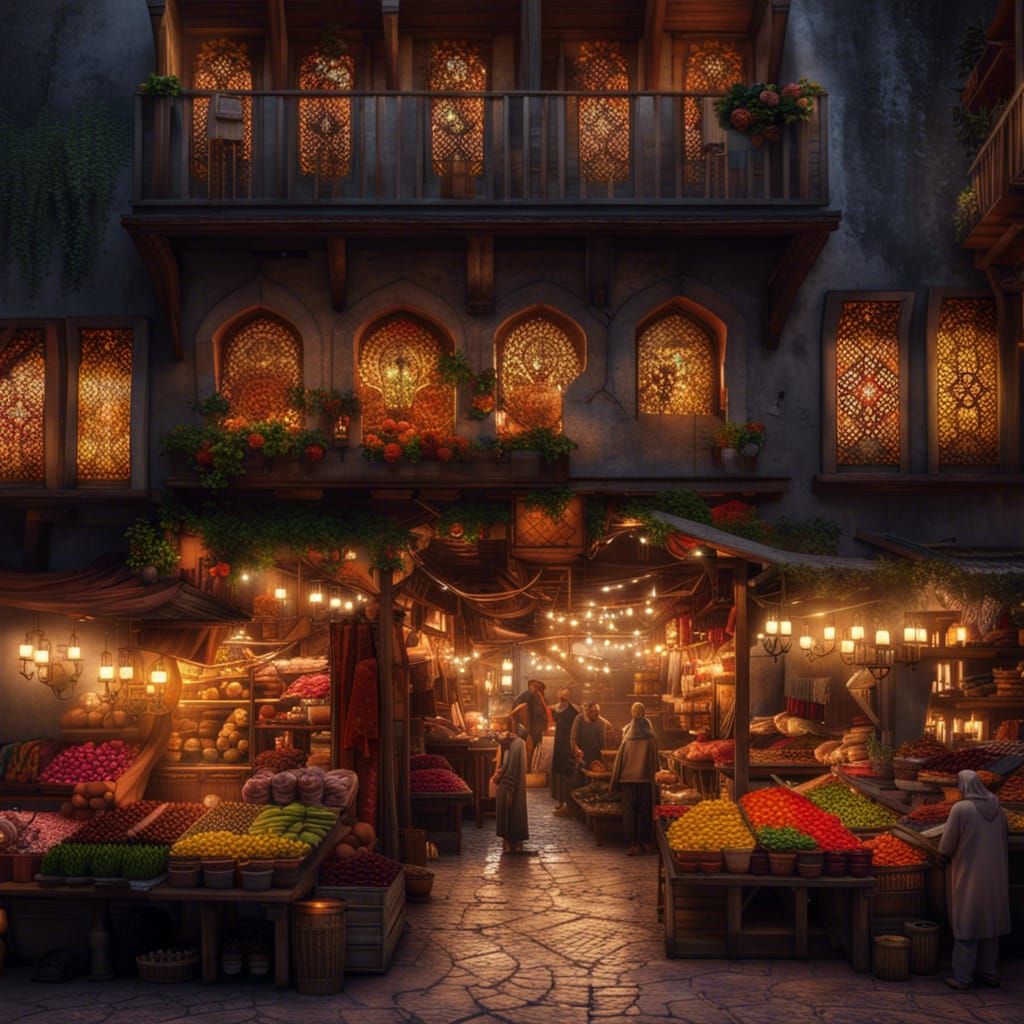 Medieval     market