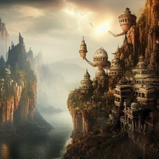 Epic Dreamland: Dramatic Digital Matte Painting