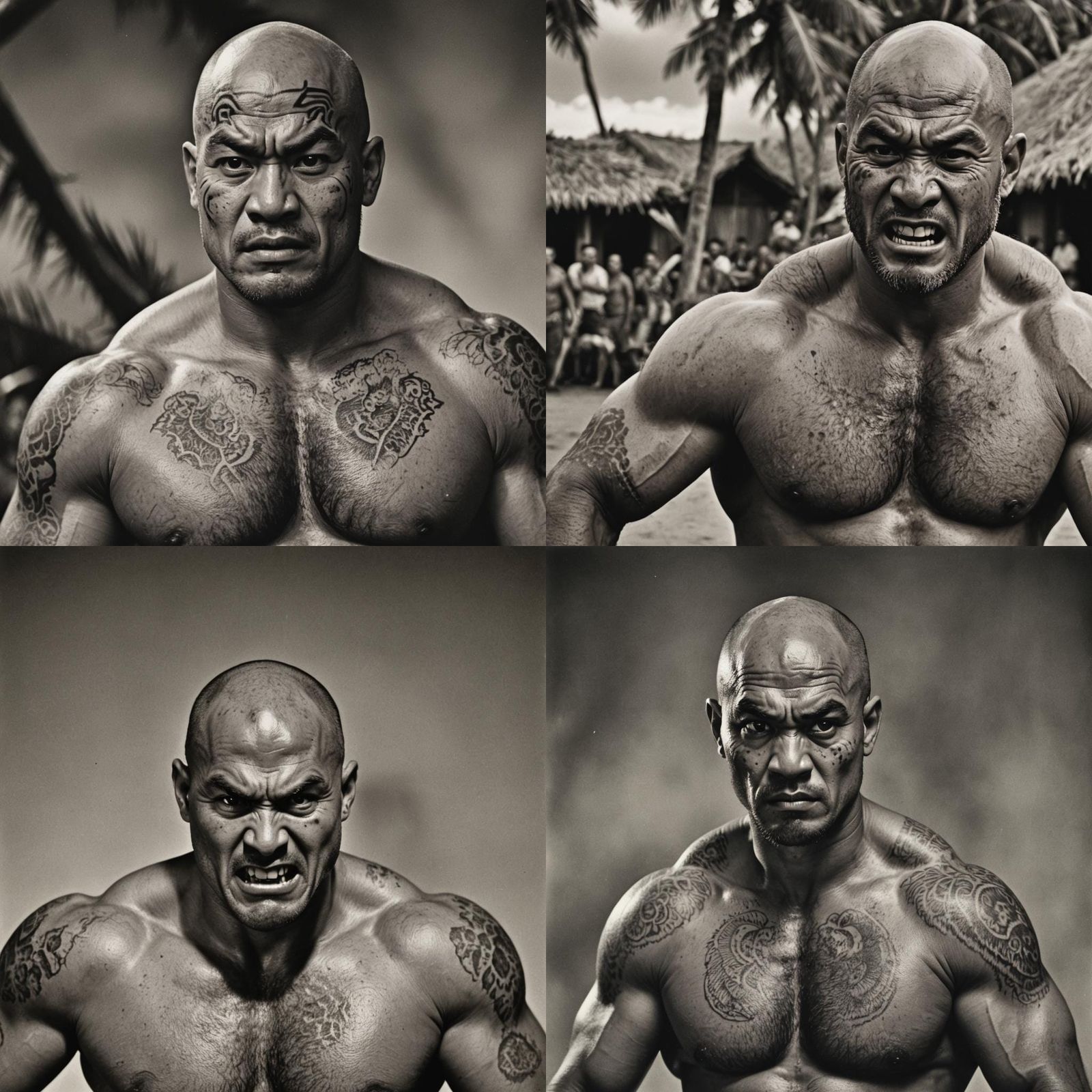 Samoan Man's Werewolf Transformation