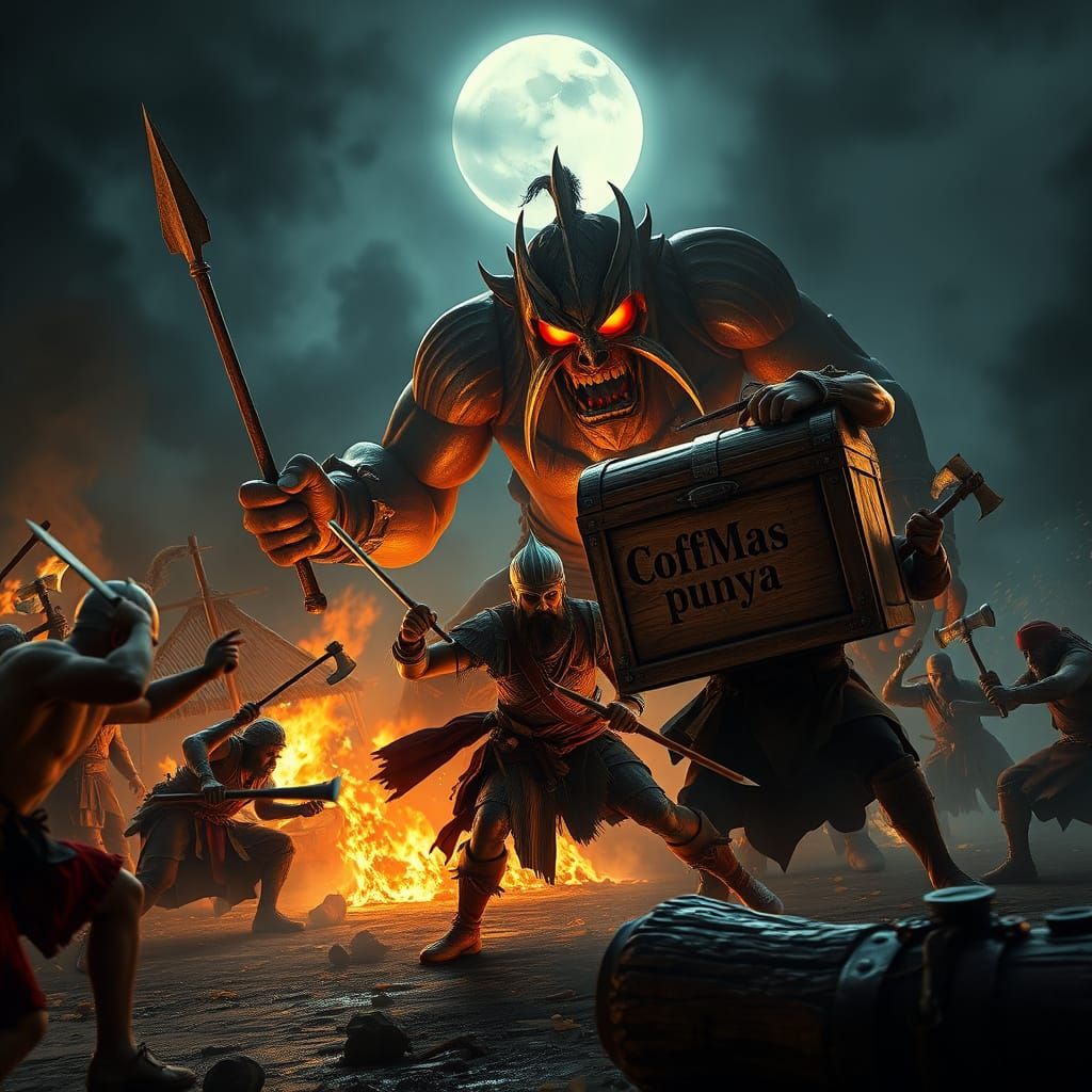 Epic Battle: Malay Warrior and Giant vs Pirates