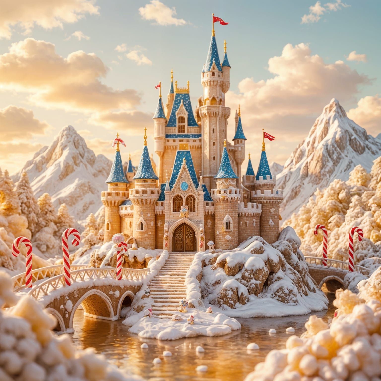 Gingerbread Castle on Rock Candy Mountain