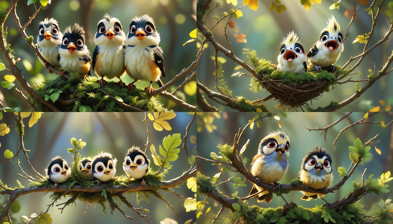 Pin-Tailed Whydah Fledglings First Flight: Pixar 3D