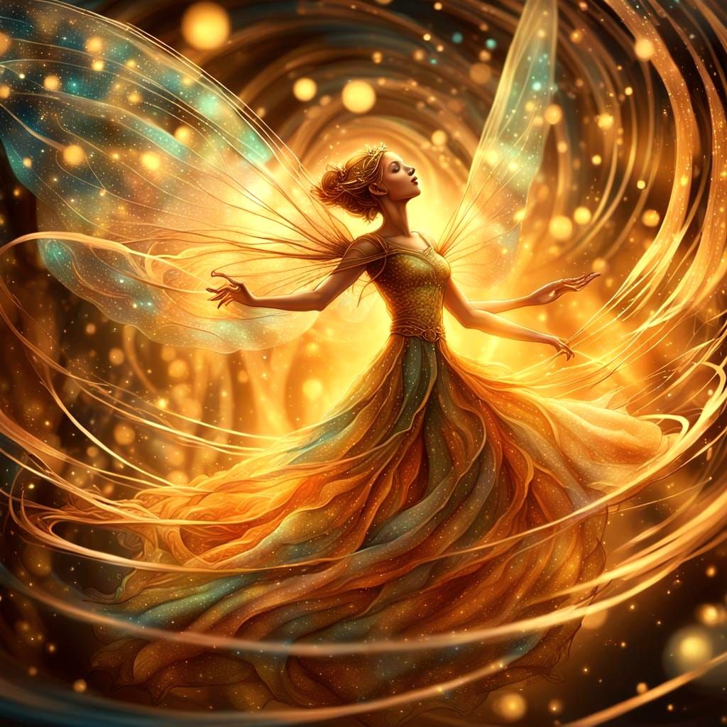 Detailed Matte Painting of a Fairy Universe