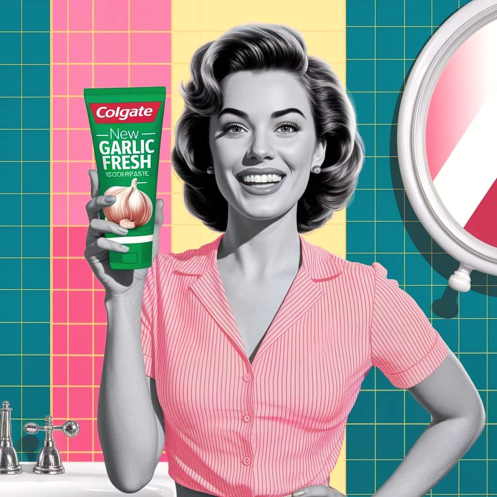 Colgate "Garlic Fresh" Sensation Toothpaste