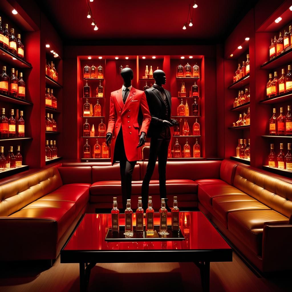 Premium Johnnie Walker Red Label Fashion Display