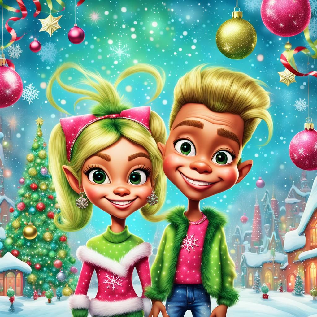Hip-Hop Christmas Cartoon: Grinch and Cindy Lou