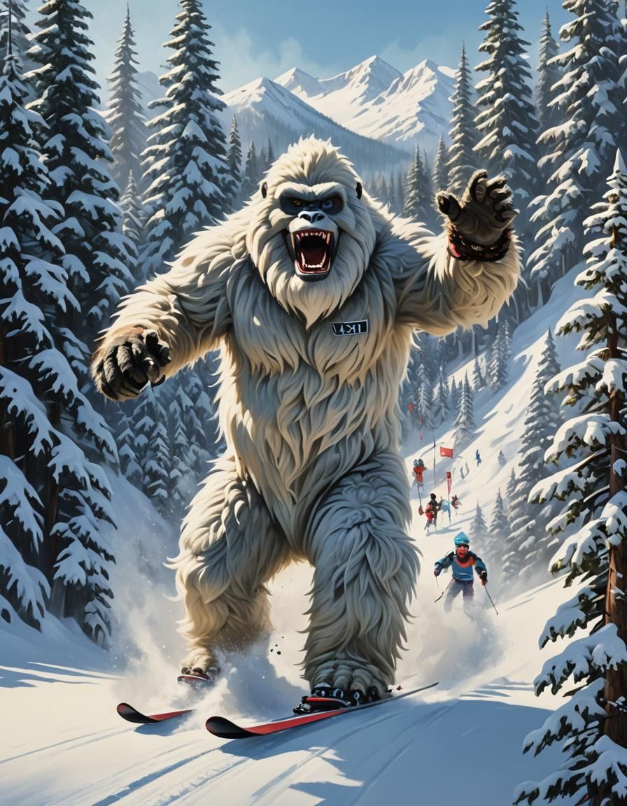 Yeti Snow Skis in Winter Olympics