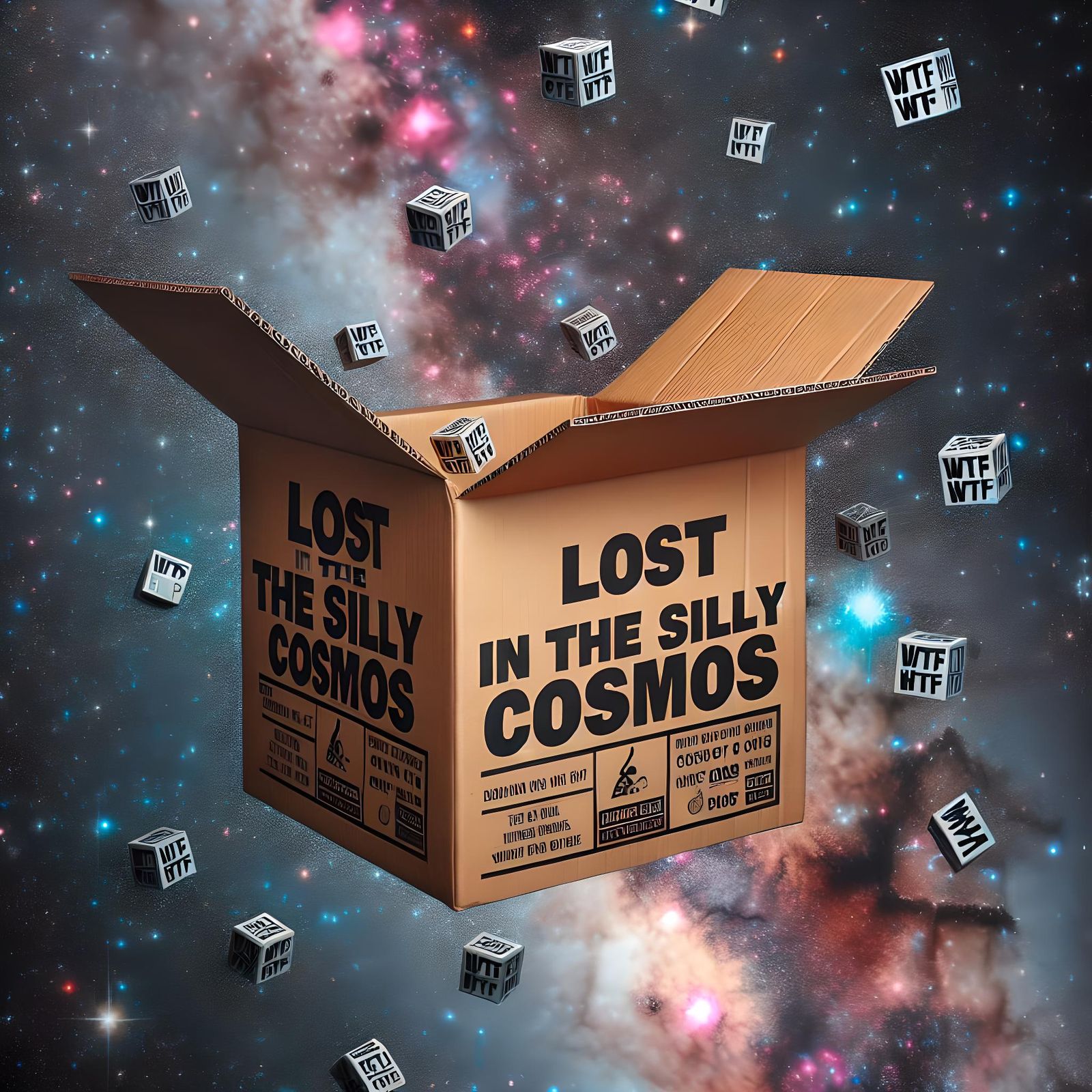 Cardboard Box Lost in the Silly Cosmos