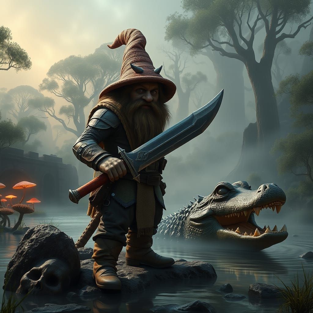 Gnomish Crocodile Hunter Emerges from Australian Fantasy Rea...