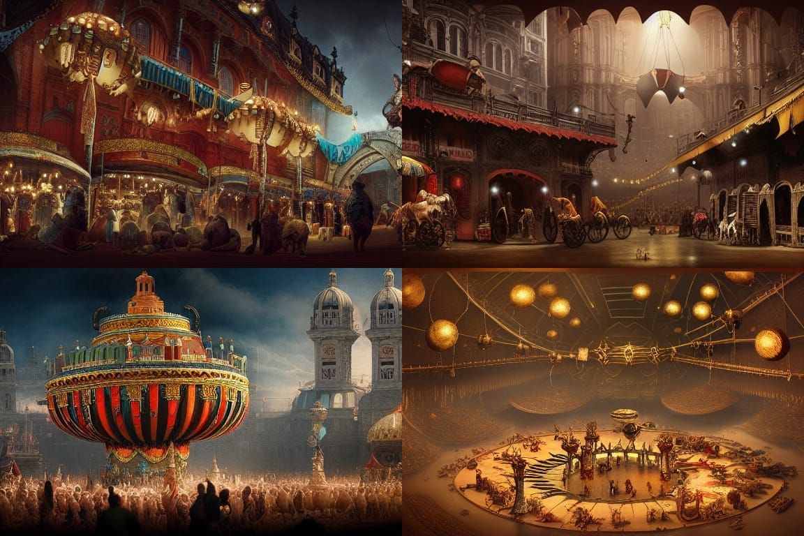 Epic Flea Circus: Digital Matte Painting