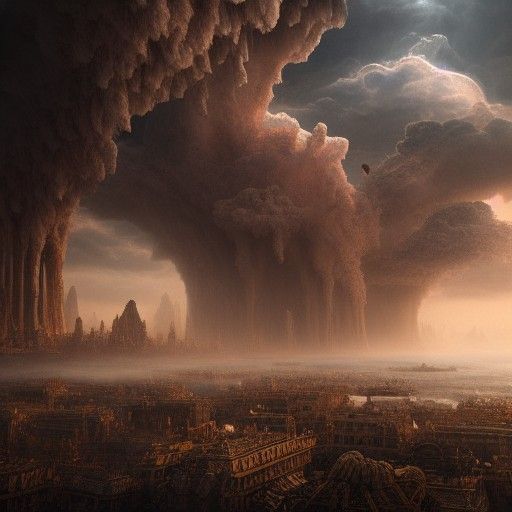 Bacteria Spreading: Epic Cinematic Digital Art