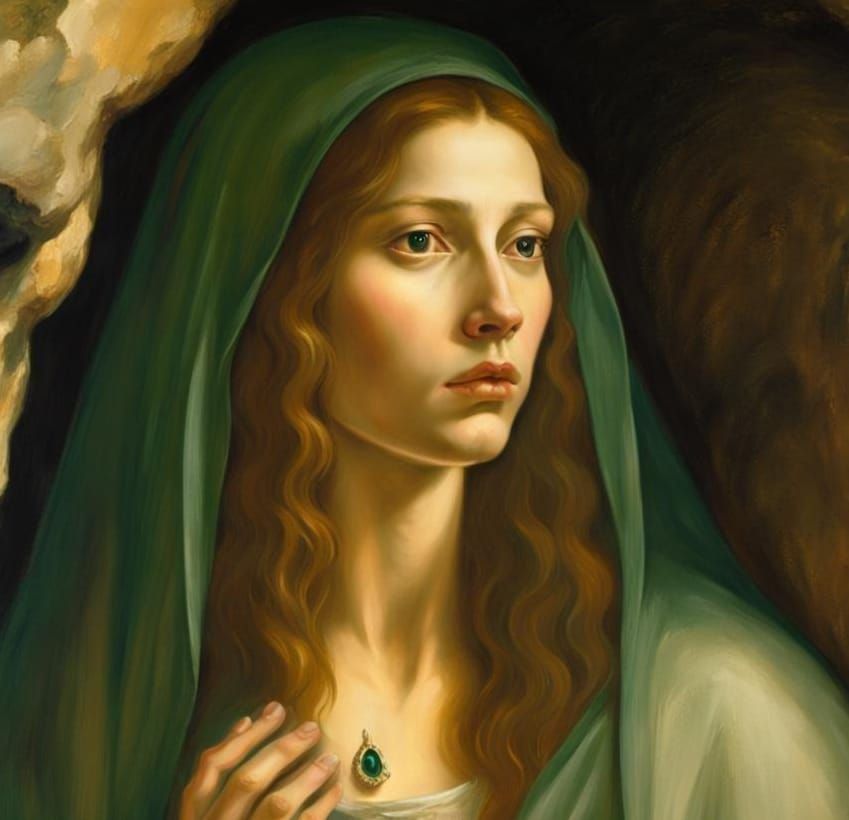 Mary Magdalene Sermon in Renaissance Style